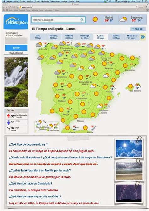 Post siguientemedallas para el final de curso en. CLASE DE ESPAÑOL #learn #spanish #kids | El tiempo y la ...