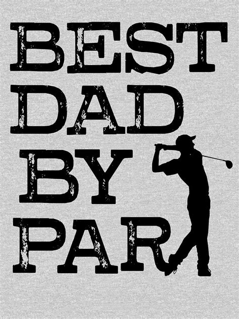 Best Dad By Par Shirt Funny Golf Mens Golfing T Shirt Essential T Shirt
