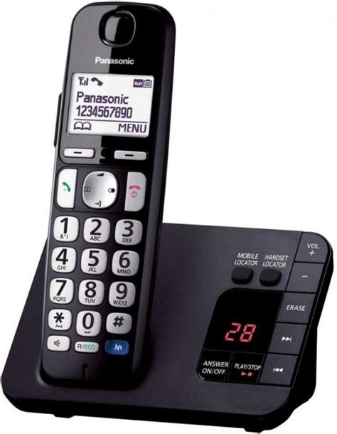 Panasonic Kx Tge720eb Cordless Telephone And Digital Answering Machine