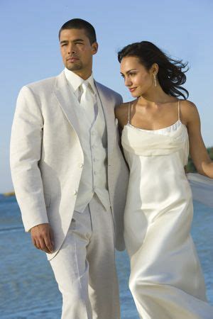 Forget shoes, bury your toes in the sand, and enjoy. Linen Suits for Men Beach Wedding | Destination wedding ...