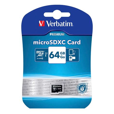 Køb Micro Sd Card Verbatim 64gb Xc 44014 Pro Class 10 Hos Kontorlands