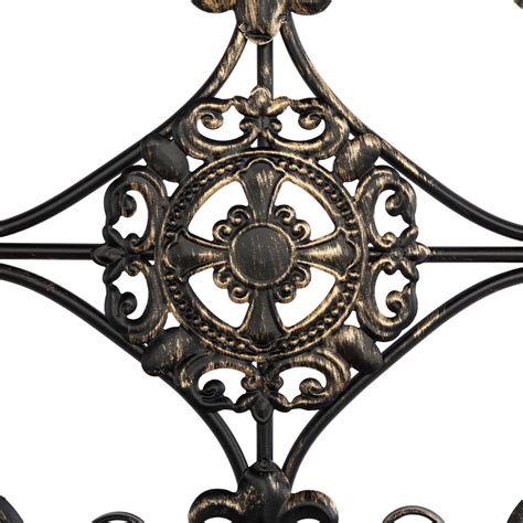 Large Tuscan Wrought Iron Metal Wall Decor Rustic Antique Garden Indoor
