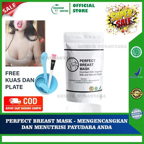 perfect breast mask [10x] lebih kencang masker pembesar and pengencang payudara terbaik by