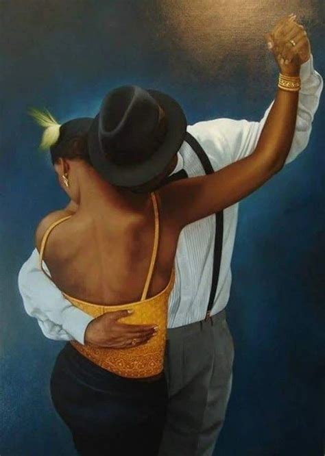 African American Couples Image By Cecile Fayen On Just Dance Painting Love Couple Couple Dancing