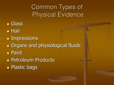 Ppt Physical Evidence Powerpoint Presentation Free Download Id476014