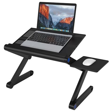 Adjustable Vented Laptop Stand Portable Folding Standing Desk