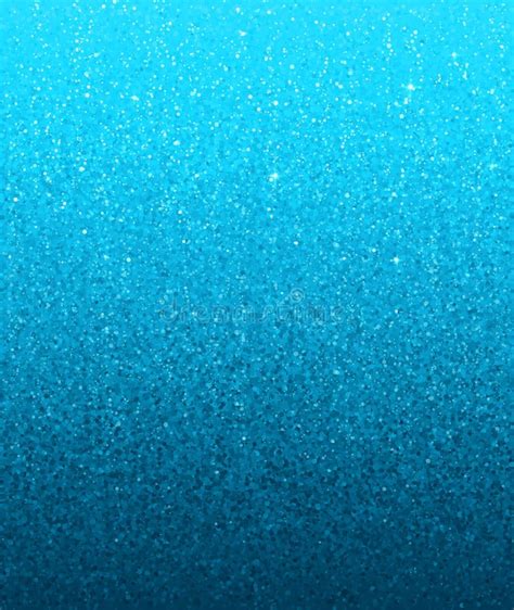 Seamless Bright Blue Glitter Texture Shimmer Background Stock Vector