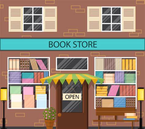 Best Bookstore Front Illustrations Royalty Free Vector Graphics And Clip