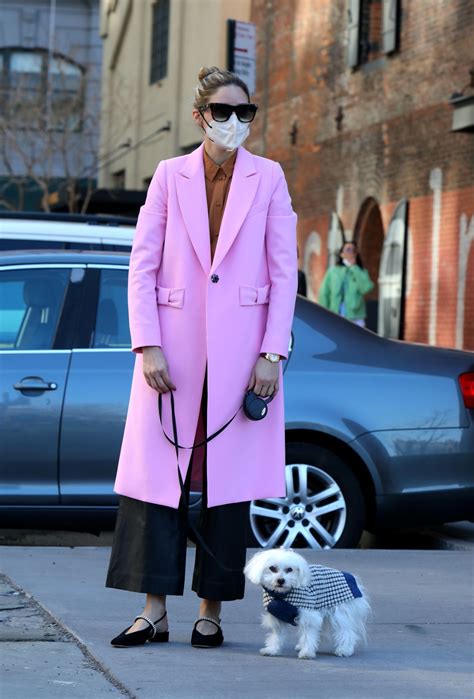 Olivia Palermo In A Pink Coat Brooklyn 03302021 • Celebmafia