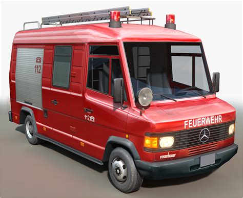 3d German Feuerwehr Turbosquid 1470738