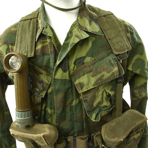 Original Us Vietnam War Infantryman Camouflage Jungle Uniform And M