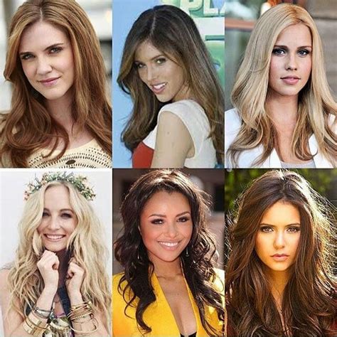 Tvd Girls Beauty Long Hair Styles Vampire Diaries