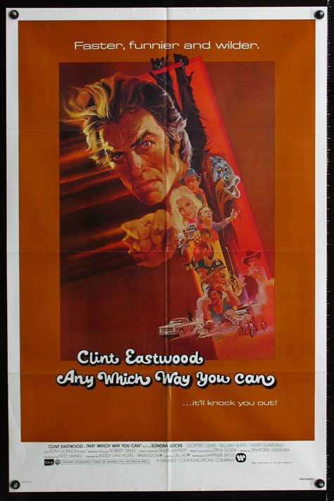 Any Which Way You Can 1980 Original Movie Poster Art Of The Movies