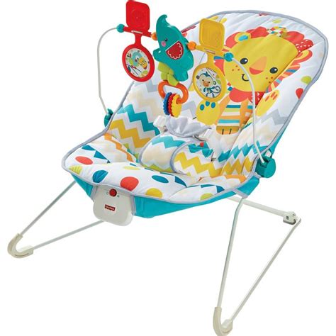 Fisher Price Colourful Carnival Bouncer Big W Baby Rocker Fisher