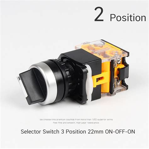 สวิตซ์ 2 ตำแหน่ง Selector Switch 2 Position 10a 22mm Shopee Thailand