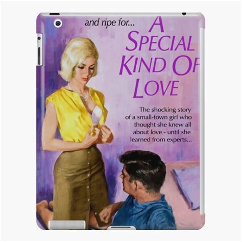 Sexy Pulp Fiction Cover Reprint Of Vintage Pulp Sex Novel Ipad Case