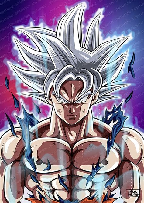 Goku Ultra Instinct Mastered Coloriage Sangoku Dessin Dbz Fond D