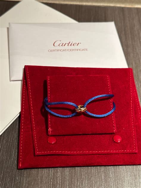 Cartier Trinity Gold Cord Bracelet Luxury Accessories On Carousell