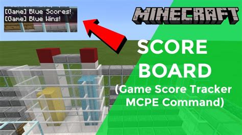 Mcpe Scoreboard Command That Makes Minigames Awesome Command Tutorial