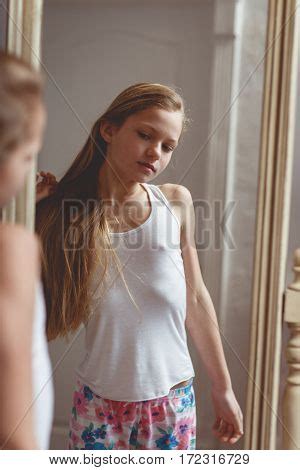 Teenage Girl Checking Image Photo Free Trial Bigstock