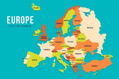 Map Of Europe With Names World Map