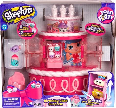 Shopkins Join The Party Playset Birthday Cake Surprise Amazonca