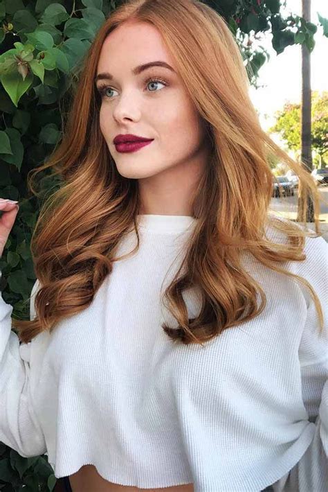Fun And Flirty Shades Of Strawberry Blonde Hair For A Fabulous Fall Look Cabelo Ruivo