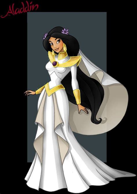 At long last, aladdin is about to marry the princess jasmine. princess jasmine - wedding dress by nightwing1975 ...