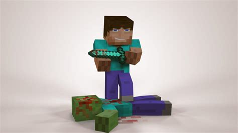 Minecraft Steve Wallpapers Wallpaper Cave