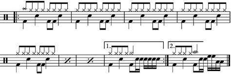 Repeat signs are used to repeat a specific section of music. Repeat Mark Bar Lines With Numbered Brackets
