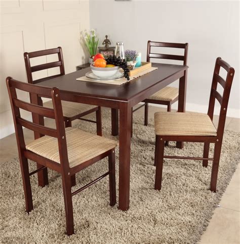 Expands to accommodate your gracious hospitality. Woodness Solid Wood 4 Seater Dining Set Price in India - Buy Woodness Solid Wood 4 Seater Dining ...