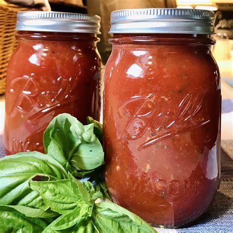 Homemade Tomato Spaghetti Sauce And How To Can Preserve It