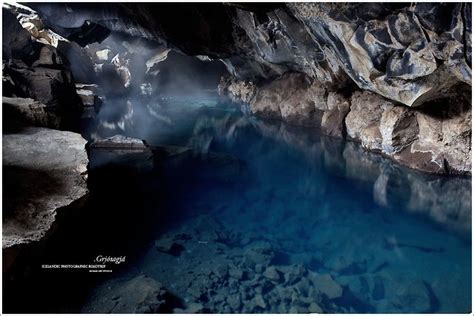 Grjotagja Lava Cave Near Myvatn Iceland Landscape Iceland Photo