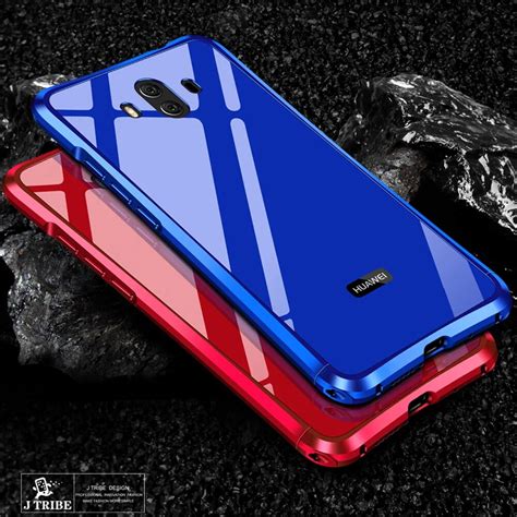 Luxury Metal Frame Bumper Tempered Glass Mirror Back Protective Case