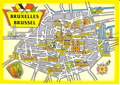 Brussels Tourist Board Map