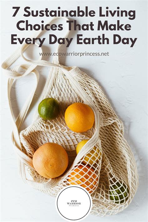 Sustainable Living Choices That Make Every Day Earth Day Eco Warrior Princess In