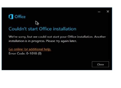 Solutions To Fix Error Installing Microsoft Office