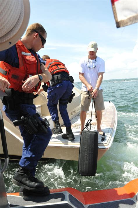 Dvids Images Coast Guard Boarding Team Ensures Boater Safety Image