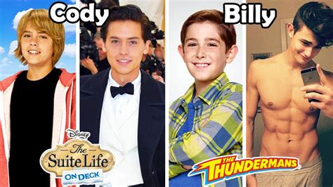 Disney Channel And Nickelodeon Famous Guys Then And Now 2018 Before