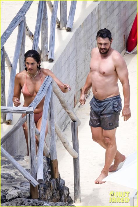 James Franco Goes Shirtless During Italian Getaway With Longtime Girlfriend Izabel Pakzad Photo