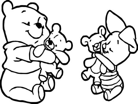 Winnie the pooh with friends looking the stars15ac. Baby Piglet Butterfly Flower Winnie The Pooh Coloring Page ...