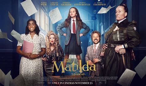 roald dahl s matilda the musical gets a new trailer and character posters