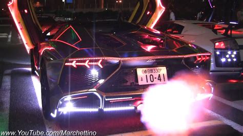 CRAZY Hologram Bosozoku Aventador w/ Neon & Mods! | Hologram, Neon, U tube