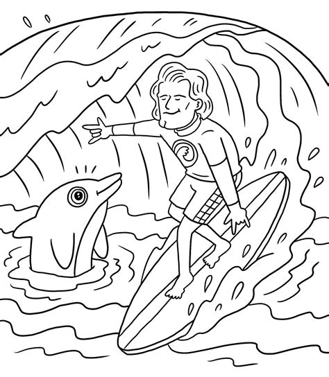 The Us Open Of Surfing Coloring Book Oc Weekly