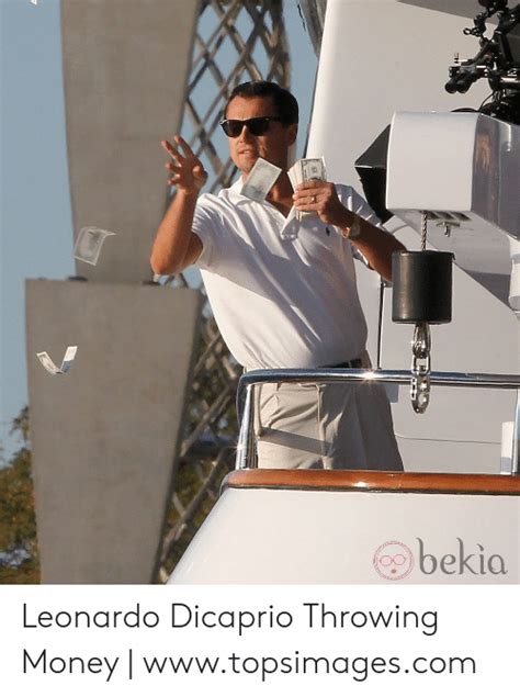 Bekia Leonardo Dicaprio Throwing Money Topsimagescom Leonardo