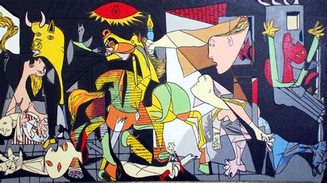 Homage To Picasso Guernica Picasso Guernica Hand Painting Art Guernica