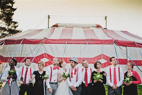 Circus Inspired Wedding Reception Weddingelation