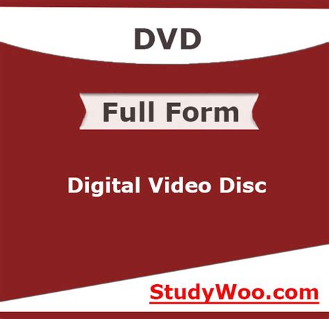 Dvd Full Form What Is The Full Form Of Dvd Studywoo