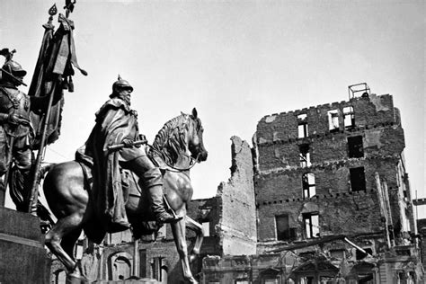 A view of dresden after the allies' bombing 1945.credit.foto frost/ullstein bild, via getty images. Dresden Bombing Anniversary Photos Contrast 1945 ...