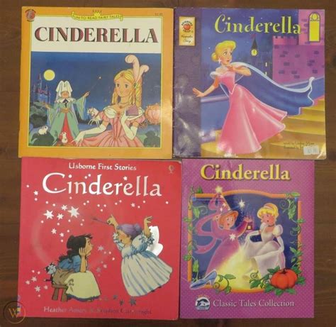 Lot 10 Cinderella Childrens Picture Books Fairy Tales Fractured